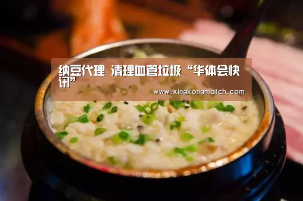 纳豆代理 清理血管垃圾“华体会快讯”(图3) 华体会快讯
